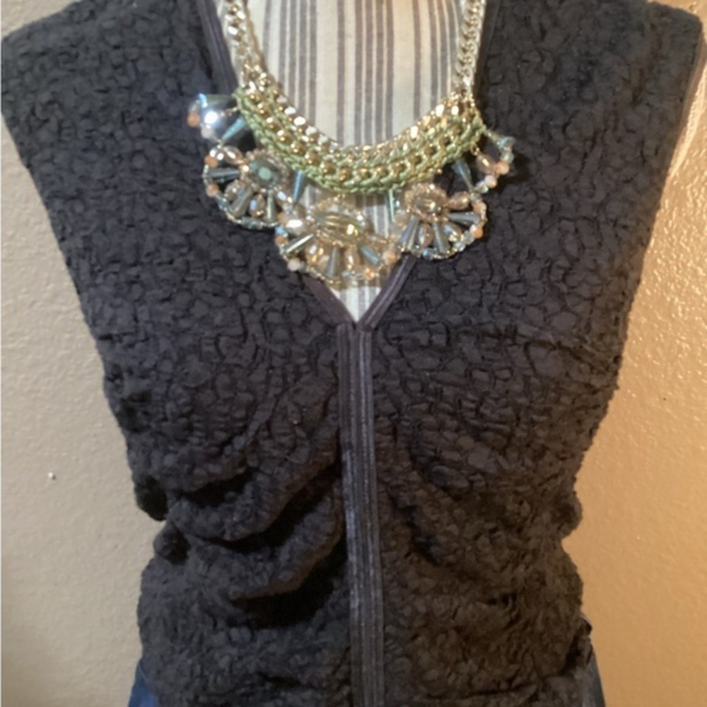 Kenneth Cole Dark Brown Top